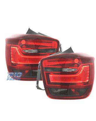 FANALI BMW F20 F21 11-15 ROSSO NERO LED