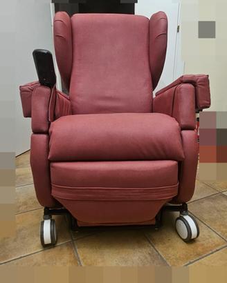 Poltrona elettrica con ruote