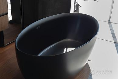 Vasca da bagno freestanding Oval Zen NERO matt