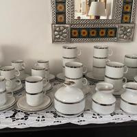 SERVIZIO COMPLETO PORCELLANA E PLATINO