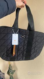 Borse a stock in nylon trapuntate