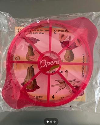 Taglia pera porta frutta opera vassoio cucina