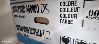 LAVABI SOTTOPIANO AGORDO - NUOVI ANCORA IMBALLATI