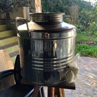 Tanica acciaio da 30 litri con rubinetto