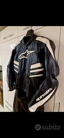 tuta  moto divisibile alpinestars  nuova!!!