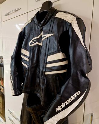 tuta  moto divisibile alpinestars  nuova!!!