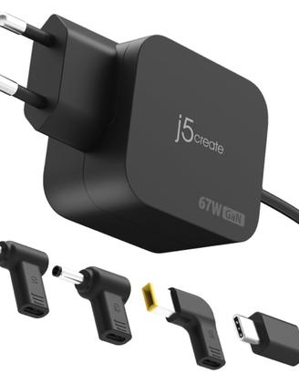Caricabatterie j5create 67W GaN nuovo