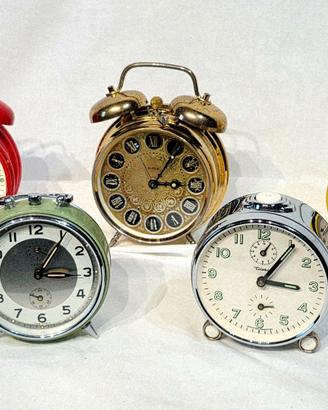 5 sveglie Vintage Anni 60/70 – Meccanica