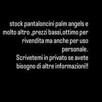 pantaloncini palm angels viola blu azzurri neri