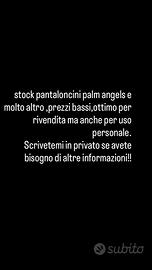 pantaloncini palm angels viola blu azzurri neri