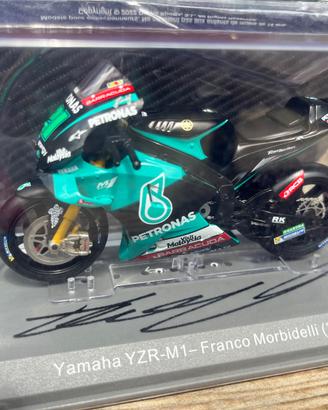 Modellino MotoGP Morbidelli autografato
