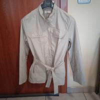 Giacca panna donna impermeabile 