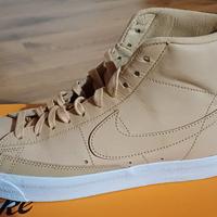 Scarpe Nike W Blazer Mid pelle beige
