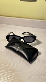 Occhiali da sole Shein neri con custodia