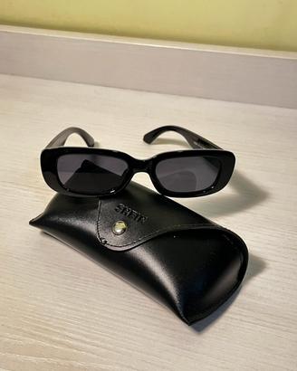 Occhiali da sole Shein neri con custodia