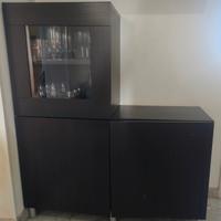 vetrina e dispensa moderna 2 blocchi 