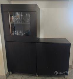 vetrina e dispensa moderna 2 blocchi 