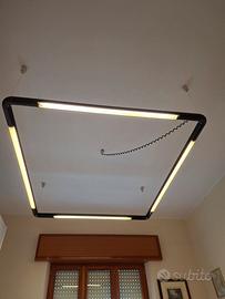 lampadario a sospensione quadrato Vintage 