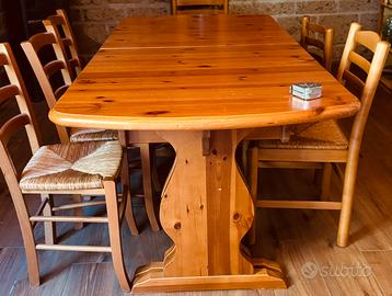 Tavolo in legno allungabile