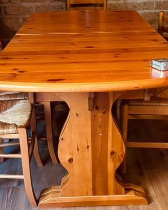 Tavolo in legno allungabile