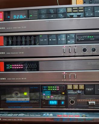 AIWA : pre, finale, cassette e tuner!