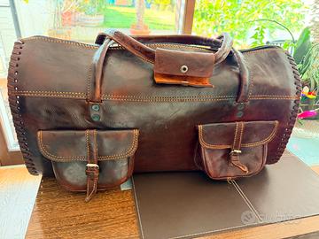 Borsa artigianale in bufalo Bali