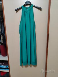 Vestito elegante donna verde 