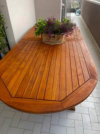 Tavolo da giardino allungabile