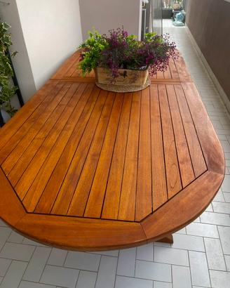Tavolo da giardino allungabile