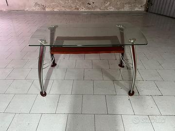 tavolo in cristallo temprato 