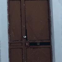 Portoncino in ferro con serratura blindata