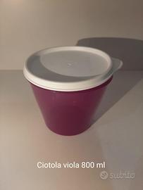 Tupperware ciotola viola 600 ml