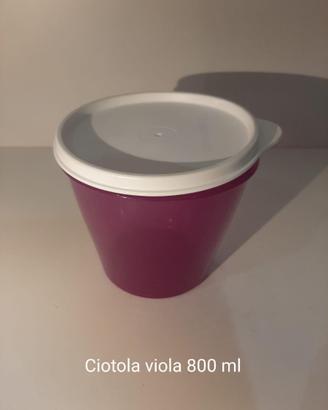 Tupperware ciotola viola 600 ml