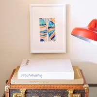 Quadro con colori vivaci per arredamento di casa