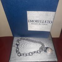 bracciale morellato acciaio con perla naturale col