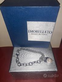 bracciale morellato acciaio con perla naturale col