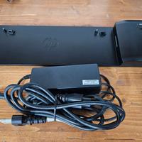 HP docking station slim con alimentatore notebook