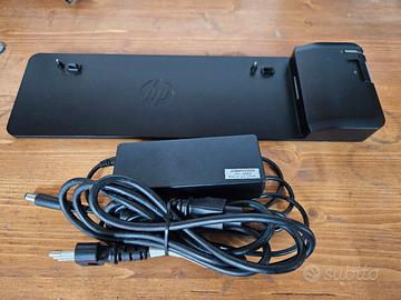 HP docking station slim con alimentatore notebook