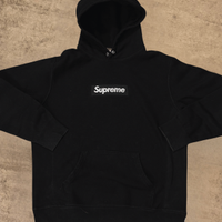 Felpa Box Logo Supreme ss 2021 nera