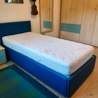 Letto singolo 90x200 con secondo letto a scomparsa