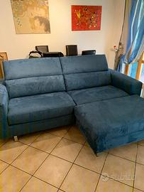 Divano letto 4 posti con  chaise longue