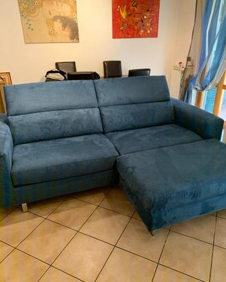 Divano letto 4 posti con  chaise longue