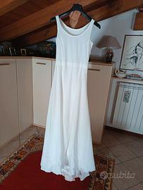 Abito da sposa TG. 40 in seta