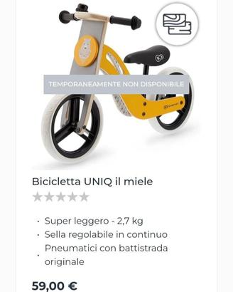 Bici senza pedali