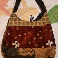 Borsa in velluto etnica