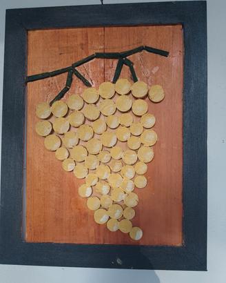 Quadro in legno e sughero