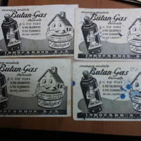 8 tovagliette carta assorbente pubblicità Butan