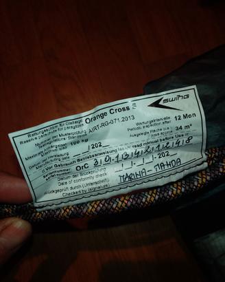 Emergenza Swing Orange cross