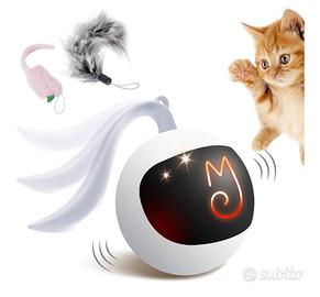 Pallina per gatti che di muove automaticamente