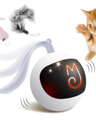 Pallina per gatti che di muove automaticamente